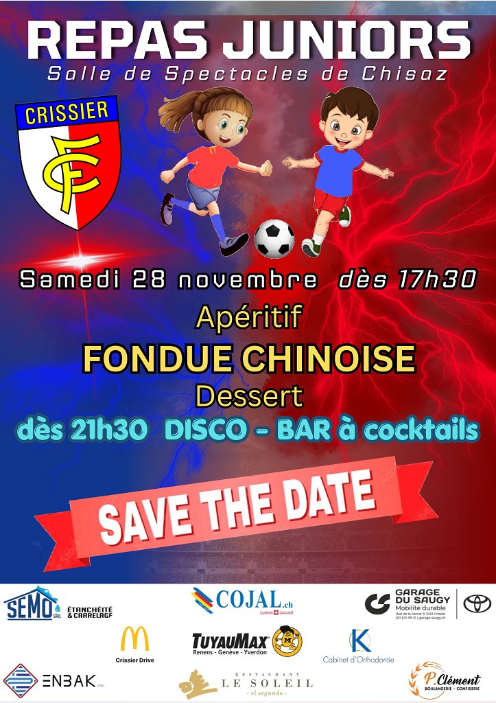 REPAS JUNIORS